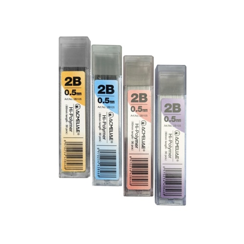 Стержень для механического карандаша 0,5мм 2В Acmeliae 2B105 "Дава"