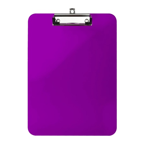 Клипборд (планшет) А4 Lamark CB0444-VL, PS пластик, сверхпрочный, фиолетовый "Дава"