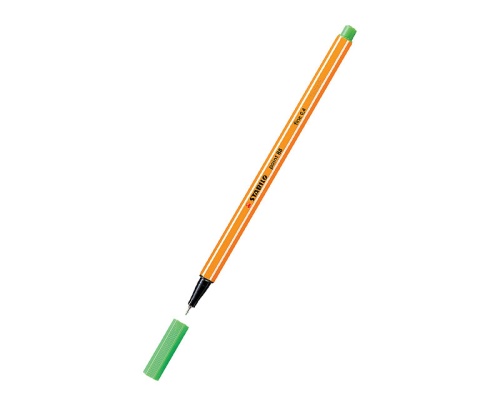 Ручка капиллярная STABILO цвет листвы 88/43   "Дава"