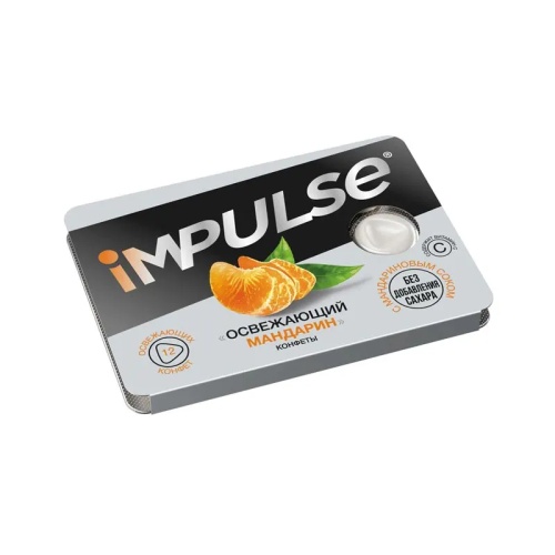 Конфеты Импульс освежающие Мандарин с витамином С "Дава"