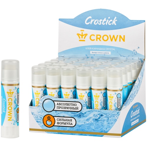Клей-карандаш  8г Crown Crystal CG-8G "Дава"