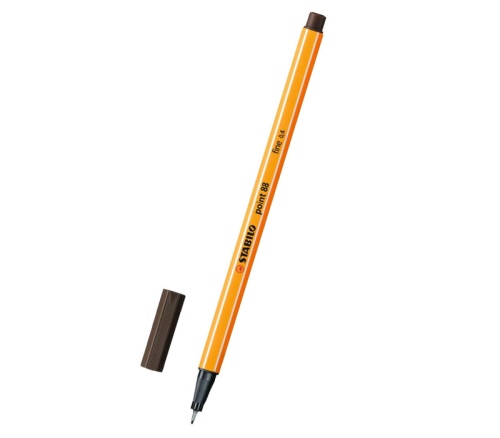 Ручка капиллярная STABILO умба 88/65 "Дава"