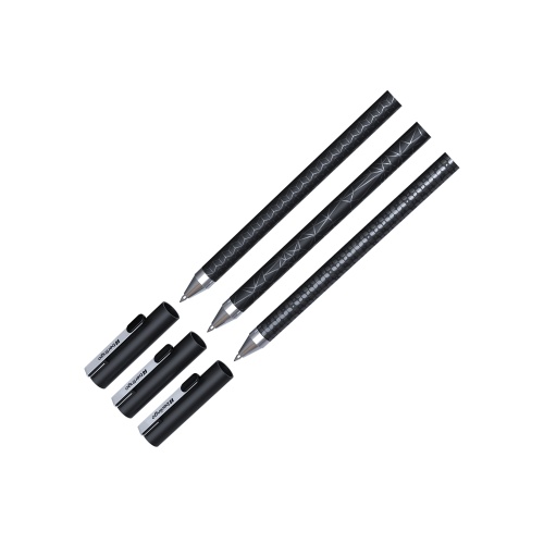 Ручка шариковая Berlingo DoubleBlack 0,7мм синяя CBp_07007 "Дава"