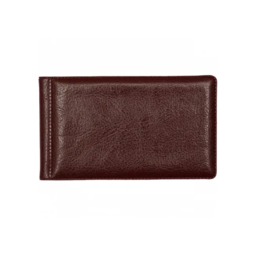 Визитница на  20 карт Attomex глянцевая экокожа, бордовая 1020301 "Дава"