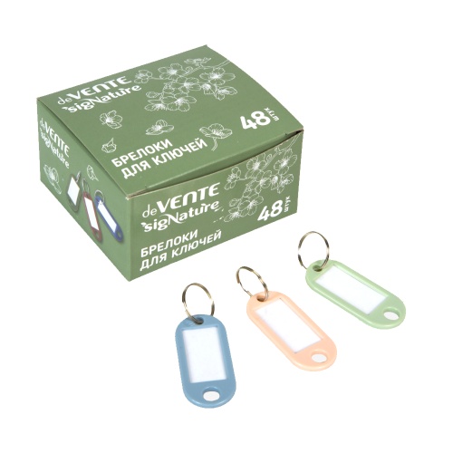 Брелок для ключей deVENTE sigNature 50*22мм ассорти 4050500 "Дава"
