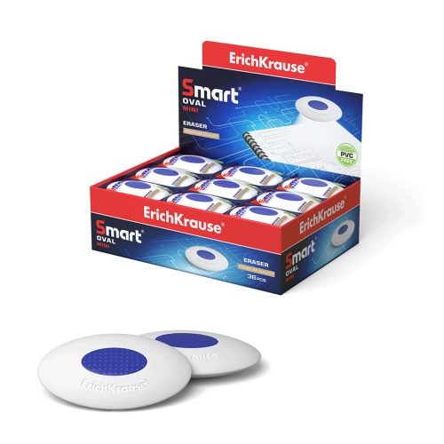 Ластик ErichKrause SmartWay® Мини-овал 45533 "Дава"