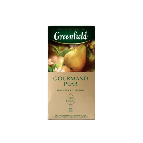 Чай Greenfield Груша для гурманов/Gourmand Pear 25п*1,5г "Дава"