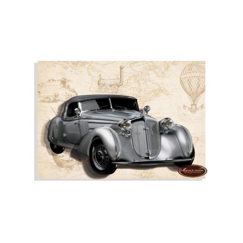 Набор для творчества Папертоль РТ150228 Ретро авто Horch серый "Дава"