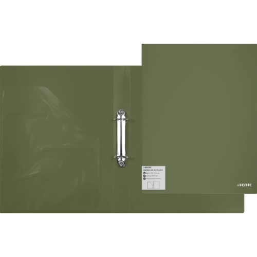 Папка на 2 кольца А4/25мм deVENTE Marandi фисташковая 3081209 "Дава"