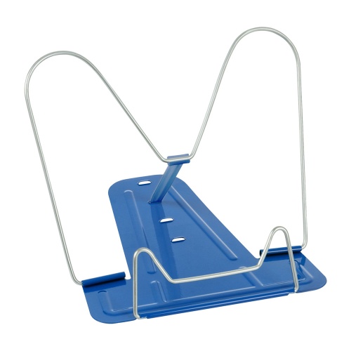 Подставка для книг СТАММ, металлическая, синяя ПКМ-31245 "Дава"