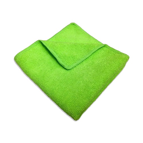 Тряпка микрофибра 30*30см 1шт 250гр/м2 зеленая "Дава"