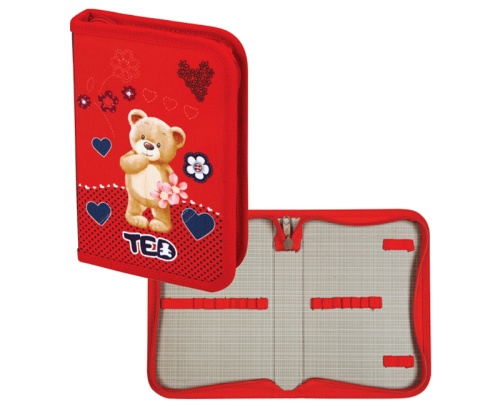 Пенал 1 отдел deVENTE Мишка Ted 19.5*13.5см 7010800 "Дава"