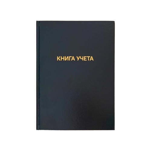 Книга учета  96л deVENTE офсет 60г/м2 тиснение фольгой,клетка 2056460 "Дава"