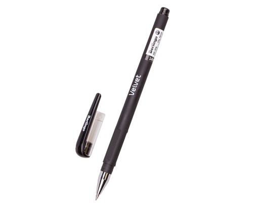 Ручка гелевая Berlingo Velvet 0,5мм черная CGp_50125 "Дава"