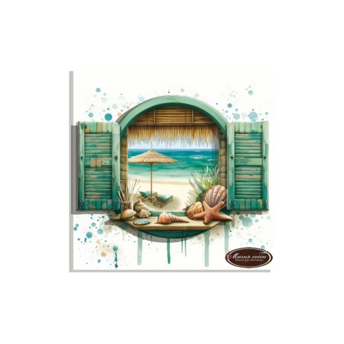 Набор для творчества Папертоль РТ150425 Окно. Полуденный зной "Дава"