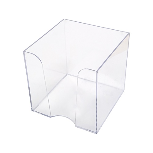 Подставка для бумажного блока 9*9*9 Attomex 4105403 прозрачная "Дава"