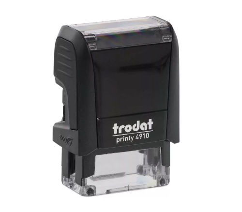 Штамп-оснастка для печати 4910 Trodat IDEAL 26*9мм "Дава"