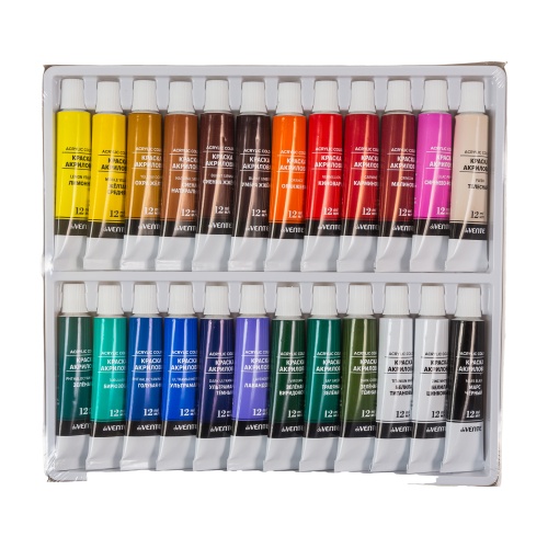 Краски акриловые 24цв. deVENTE 12мл 8170300 "Дава"