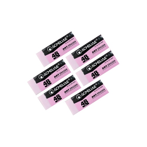 Ластик художественный Acmeliae 4B супер мягкий ER-2080P "Дава"