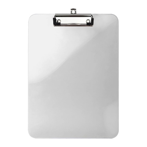 Клипборд (планшет) А4 Lamark CB0444-TR, PS пластик, сверхпрочный, прозрачный "Дава"