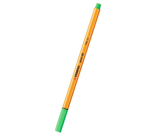 Ручка капиллярная STABILO светло-изумрудная 88/16 "Дава"