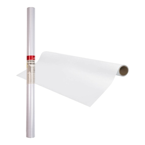 Пленка самоклеящаяся для рисования и письма маркером 45*100см deVENTE белая 6060300 "Дава"