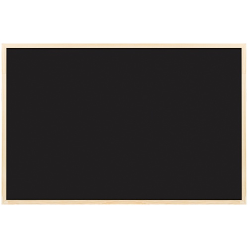 Доска магнитная  60*90см OfficeSpace деревянная рамка, меловая, черная 362454 "Дава"