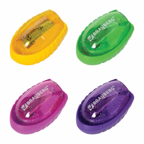 Точилка с контейнером BRAUBERG Челнок/Shuttle 222505 "Дава"