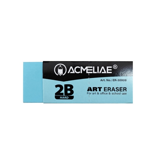 Ластик художественный Acmeliae 2B твердый ER-3080B "Дава"