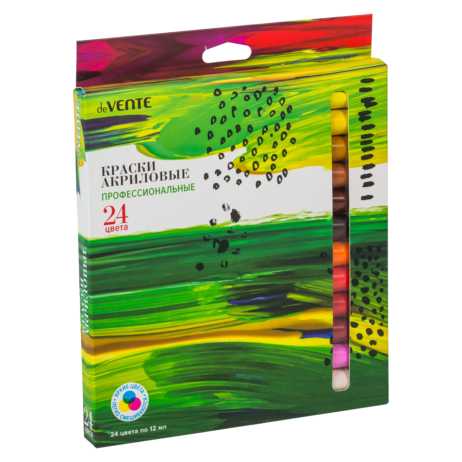 Краски акриловые 24цв. deVENTE 12мл 8170300 "Дава"