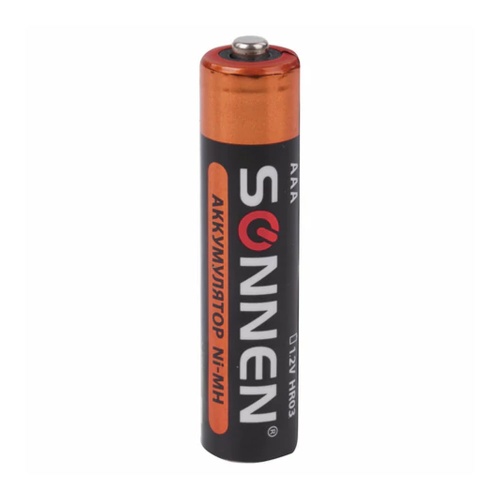 Аккумулятор R3(ААА) 1000 mAh SONNEN мизинч. "Дава"