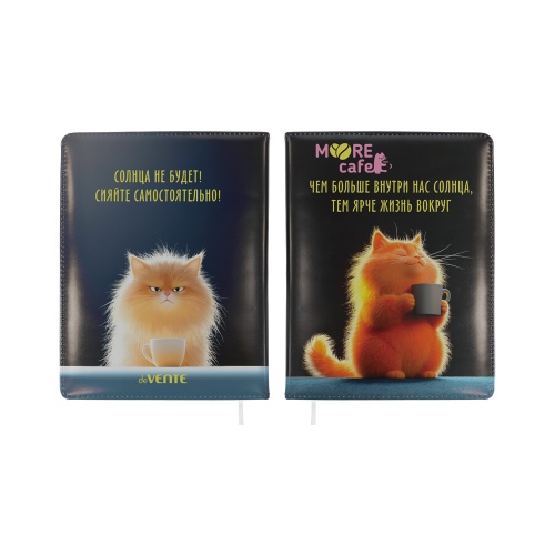 Записная книжка B6 deVENTE 120*170мм 160стр. Кафе Мур 2252603 "Дава"