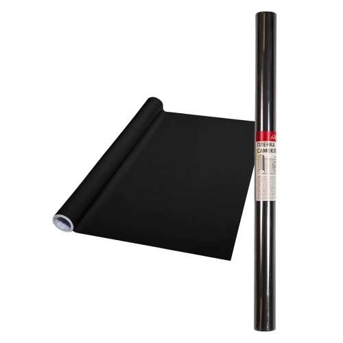 Пленка самоклеящаяся для рисования и письма мелом 45*100см deVENTE черная 6061300 "Дава"