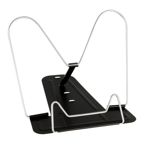 Подставка для книг СТАММ, металлическая, чёрная ПКМ-31899 "Дава"