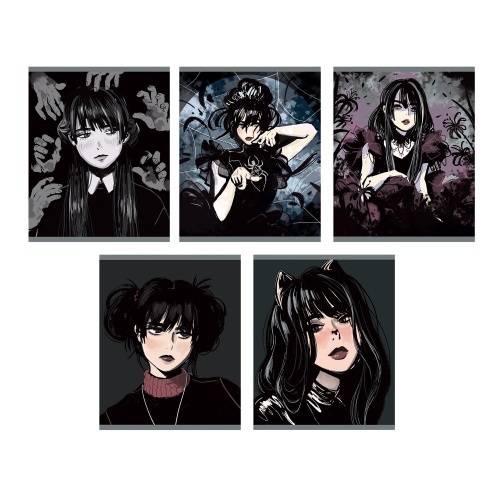 Тетрадь 48л/кл Обаятельная и мрачная ТКФЛ488623 "Дава"