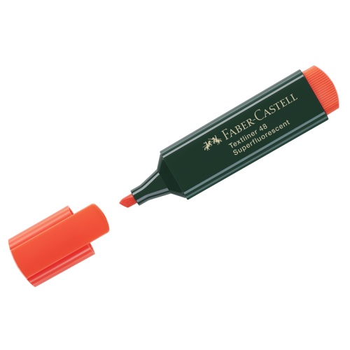 Текстмаркер Faber-Castell 48 1-5мм оранжевый 154815 "Дава"