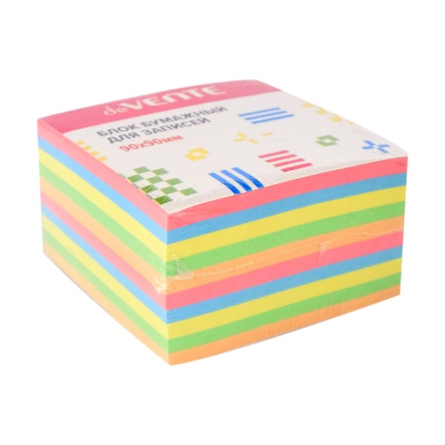 Блок для записей  9*9*5см deVENTE цветной 2012200  "Дава"