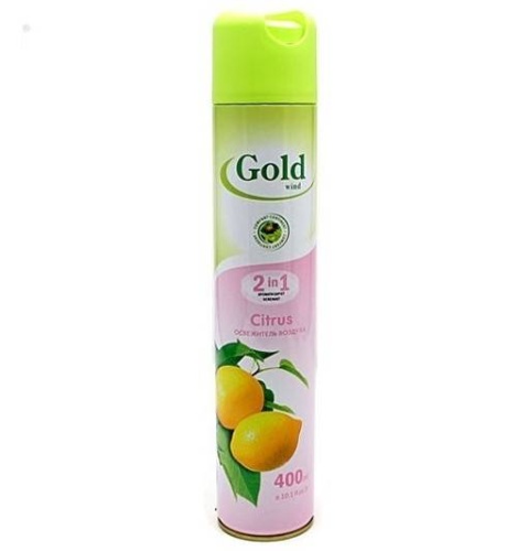 Освежитель воздуха Gold WIND Цитрус 300мл "Дава"