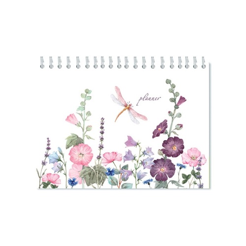 Планинг недатированный А6+ Цветы 128стр. С1171-53 "Дава"