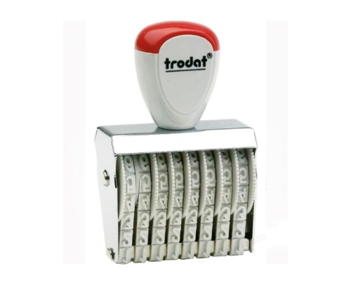 Нумератор ленточный 9мм 8 разрядов Trodat 1598 "Дава"