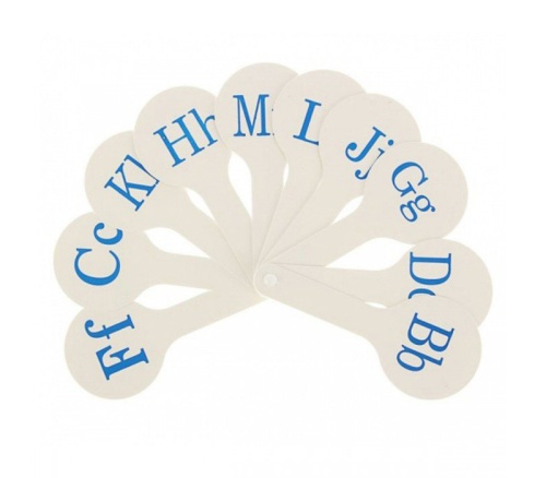Касса букв английские согласные-веер 02200990 "Дава"