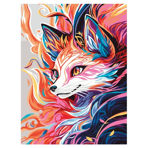 Набор для творчества Картина по номерам 30*40см ТРИ СОВЫ Волшебная лиса КК3040_57376 "Дава"