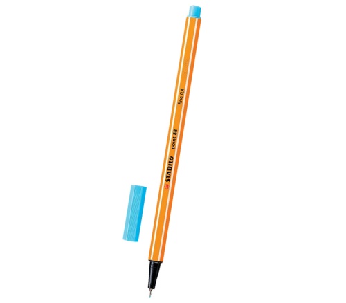 Ручка капиллярная STABILO небесная лазурь 88/57 "Дава" Ручка капиллярная STABILO небесная лазурь 88/57 "Дава"