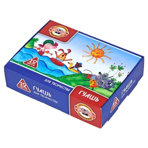 Гуашь 12цв. KOH-I-NOOR 25 мл FG-KIN-212 "Дава"