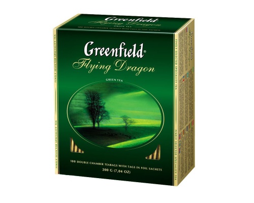 Чай Greenfield Летающий дракон/Flying Dragon 100п*2г "Дава"