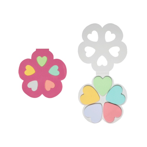 Блок самоклеящийся  35*35мм deVENTE Сердца 20л/5цв ассорти 2010372 "Дава"