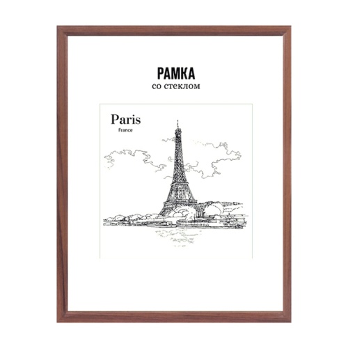Фоторамка 40*50 deVENTE МДФ, акриловое стекло, Мокко 9027501 "Дава"