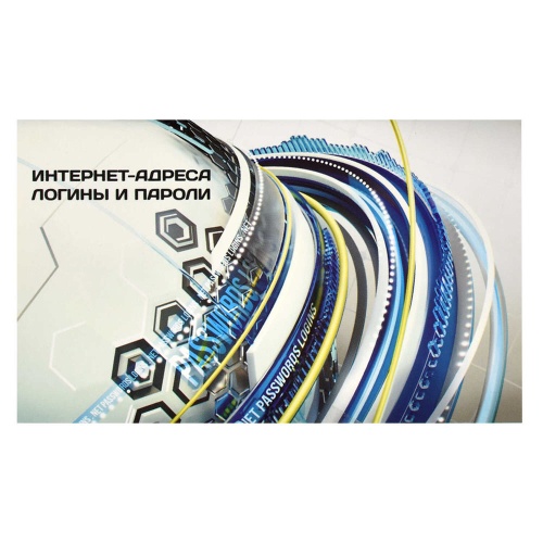 Записная книжка 140*85мм Феникс+ Поток информации, для интернет-адресов,логинов и паролей 16л. 58289 "Дава"