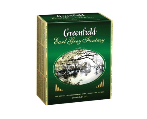 Чай Greenfield Фантазия Эрла Грея/Earl Grey Fantasy 100п "Дава"
