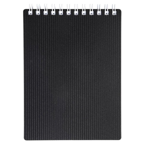 Блокнот А7/80л на спирали пласт.обложка VELVET 80Б7В1гр_01601 "Дава"